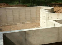 Solid Concrete Foundation